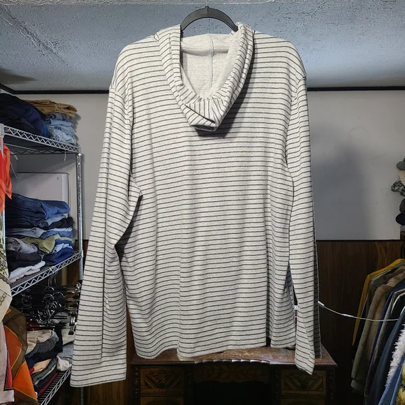 Michael Kors Striped Gray Hoodie - Picture 4 of 4